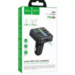 HOCO E89 FM Transmitter with Dual Port 45W Fast Charging