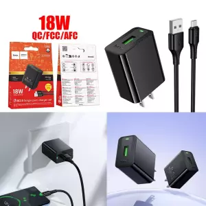 Power Charger Hoco CS92 18W(QC/FCC/AFC) Set Micro