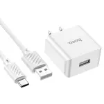 Hoco C106 Leisure US Charger Cable Set